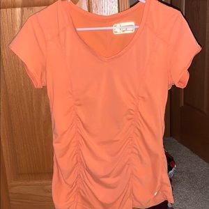 Orange workout out/athletic t-shirt